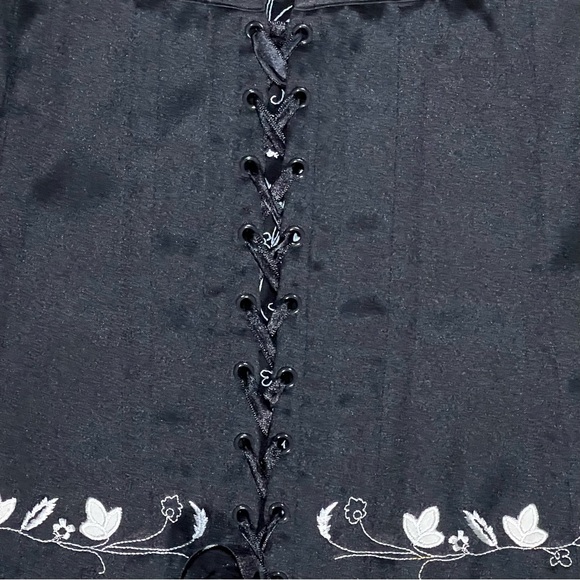 Charlotte Russe Corset Black Size Medium Great Condition - Picture 8 of 9